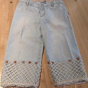 Trama Crop Jeans